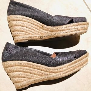 Tory Burch platform wedge 7